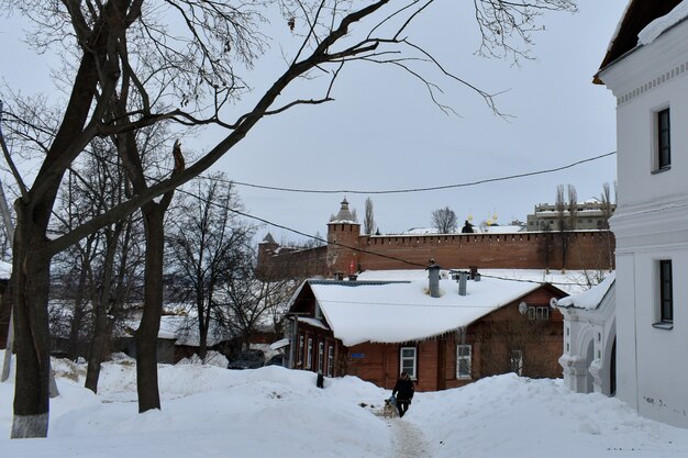 Casa velha histórica. nizhny novgorod