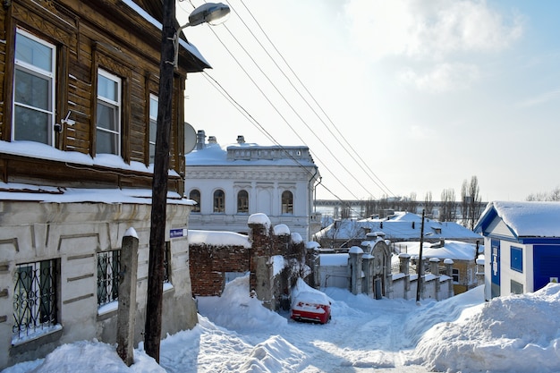 Casa velha histórica. Nizhny Novgorod