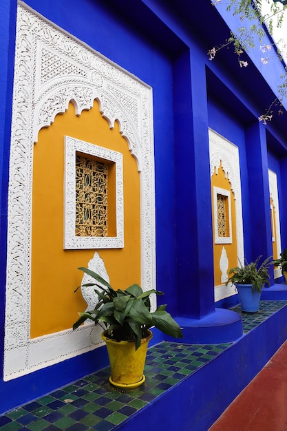Casa Villa Azul en el Jardín Majorelle en Marrakech Marruecos