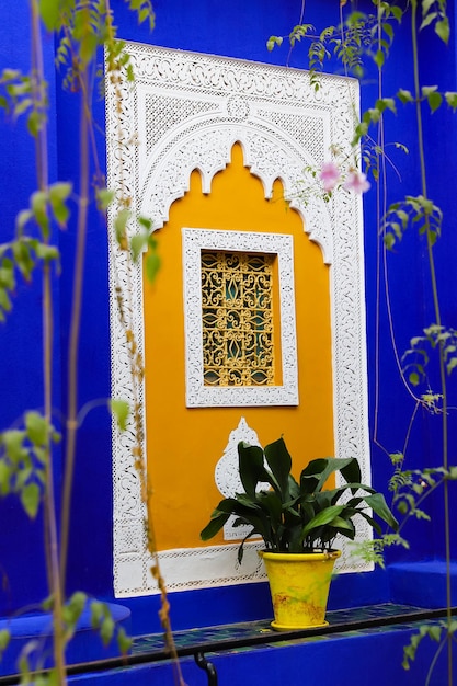 Casa Villa Azul en el Jardín Majorelle en Marrakech Marruecos