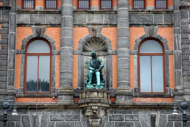 La casa vintage en la ciudad de Bergen Noruega