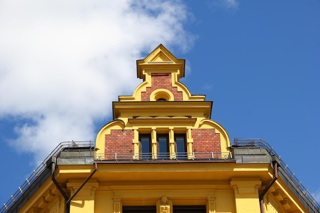 La casa vintage en Karl Johans Street Oslo Noruega