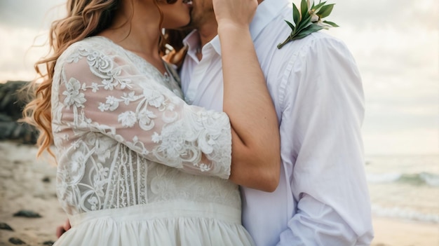 Casal de casamento feliz juntos amando noiva e noivo conceito de fotografia do noivo