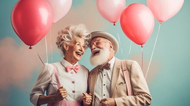 Foto casal de idosos juntos em casa momentos felizes pessoas idosas cuidando umas das outras avós no amor conceitos sobre estilo de vida e relacionamento de idosos