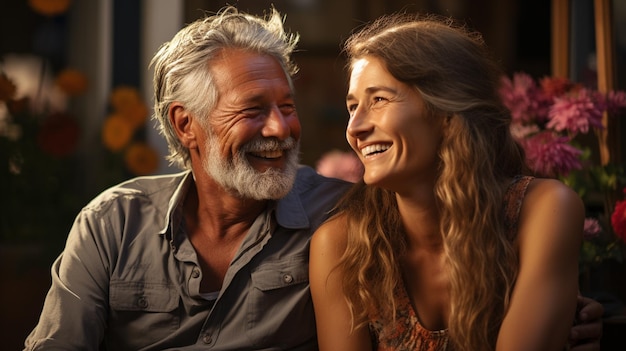 Casal feliz juntos