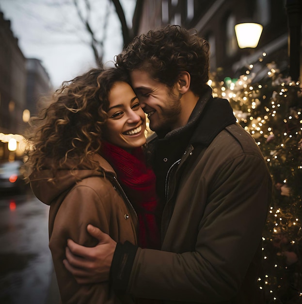 casal na cidade casal à noite