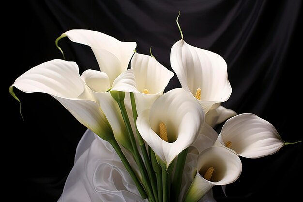 Foto casamento branco natureza lírio beleza flor planta flor flora calla