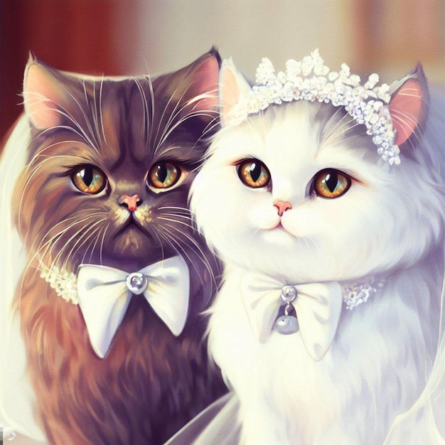 casamento de gatos dia internacional dos animais