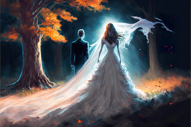 casamento de halloween dos mortos