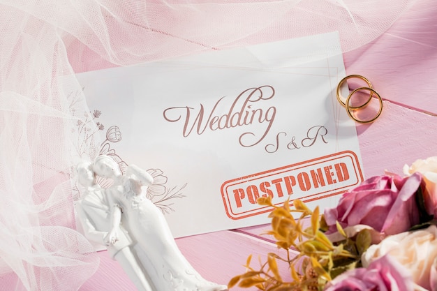 Casamento em espera devido a covid19