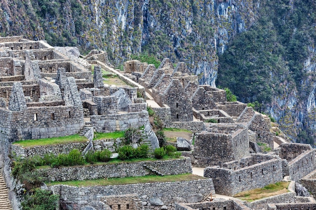 Casas antigas para Machu Picchu