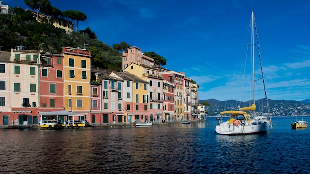 Casas de colores en Portofino