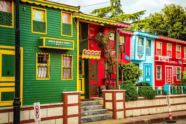 Casas de colores en la zona de Sultanahmet