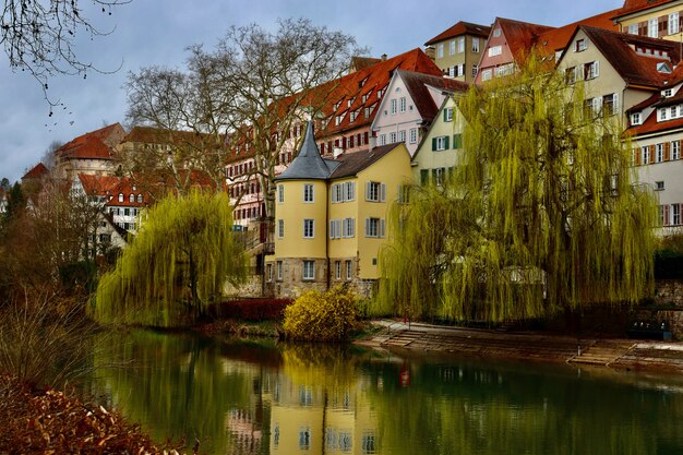 Foto casas coloridas en alemania