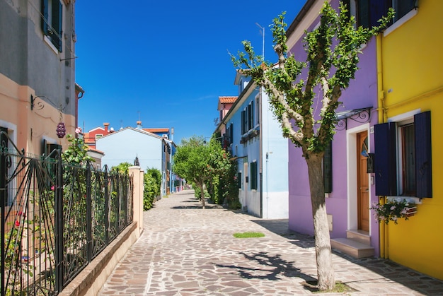 Casas coloridas en Burano