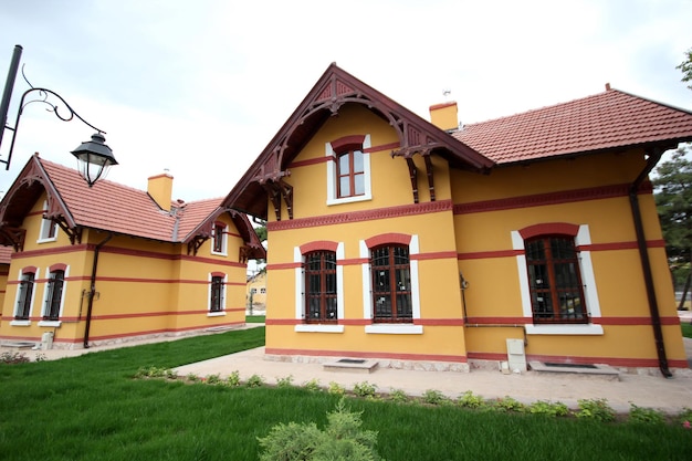 Casas de estação de arquitetura alemã em konya turquia