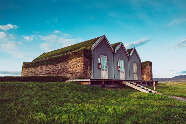 casas de relva islandesa
