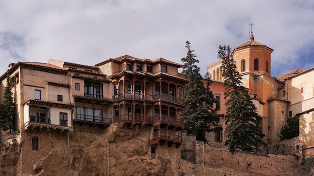 Casas de suspensão famosas de Cuenca, Espanha.