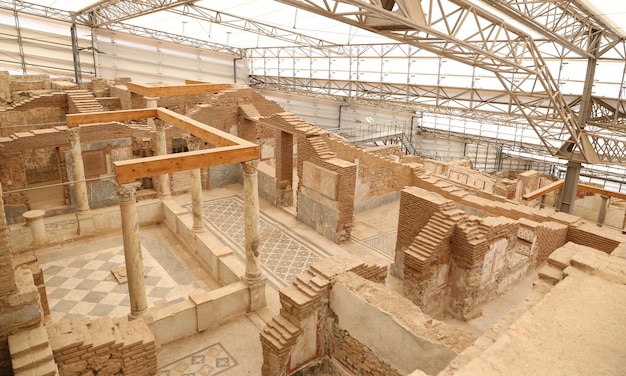 Casas de terraço na cidade antiga de Éfeso