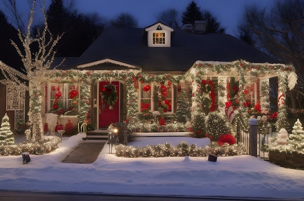 Casas decoradas navideñas