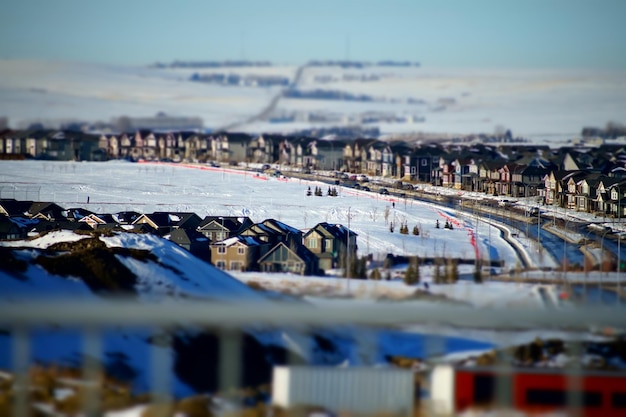 Casas de desarrollo residencial suburbano en Calgary