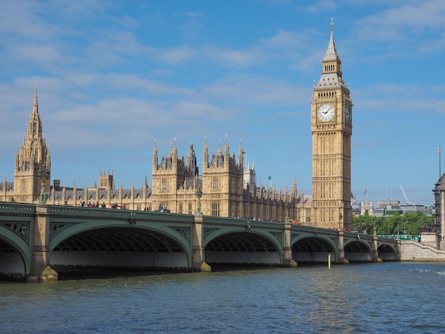 Casas do Parlamento em Londres