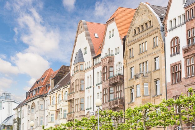 Casas en Dusseldorf Altstadt, el centro de la ciudad vieja