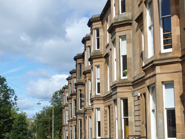 Foto casas geminadas em glasgow