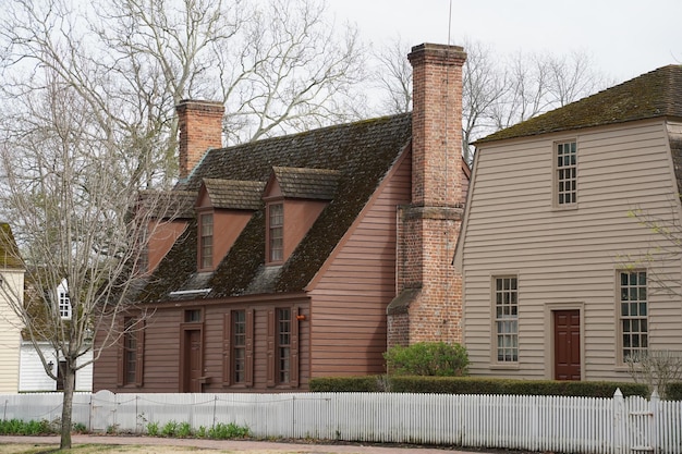 Casas históricas de Williamsburh Virgina