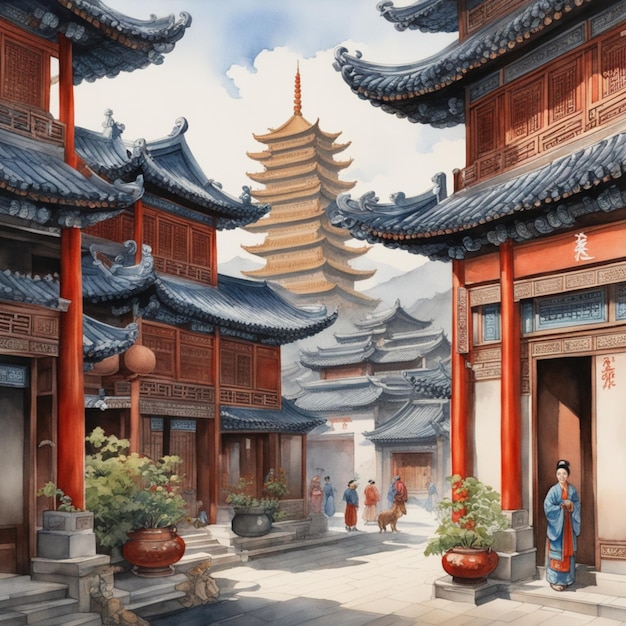 casas históricas tradicionales chinas