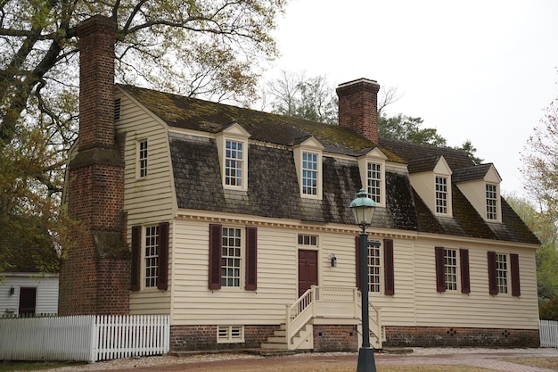 Casas históricas de Williamsburh Virginia