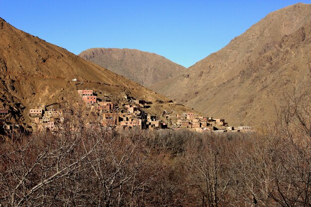 Casas en la montaña