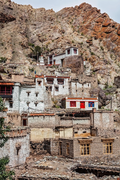 Casas no Himalaia Hemis Ladakh Índia