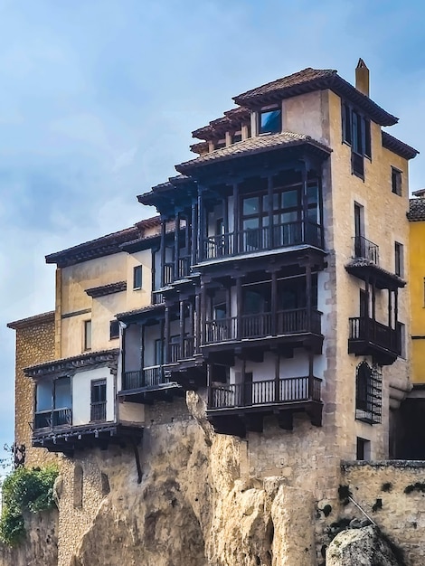 Foto casas penduradas de cuenca, em castela-la-mancha