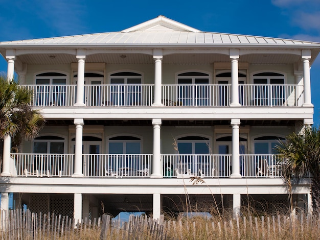 Casas de playa en Mexico Beach, Florida.