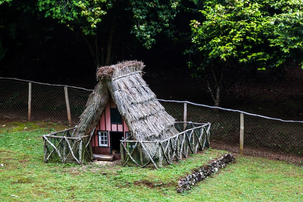 Casas tipicas en la isla Madeira