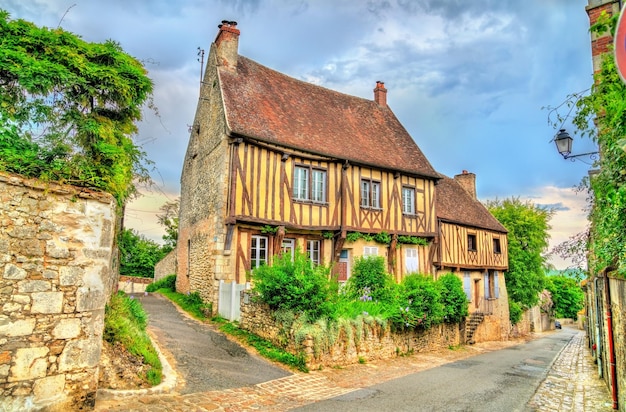 Foto casas tradicionales en el casco antiguo de provins patrimonio de la humanidad de la unesco en francia