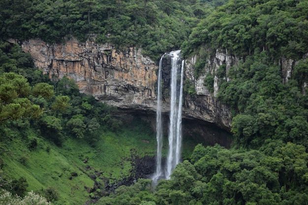 Cascada de caracol en Gramado