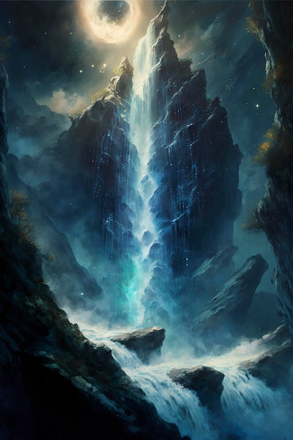 cascada celestial.