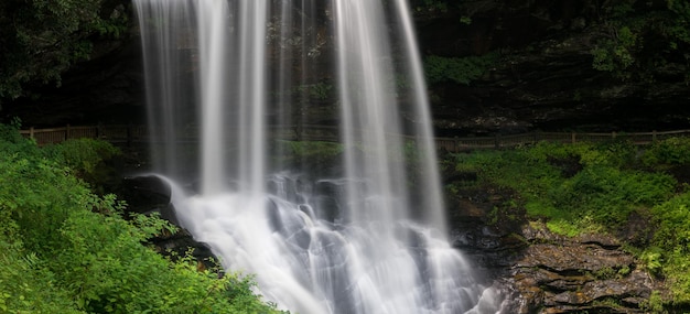 Cascada Dry Falls cerca de Highlands NC