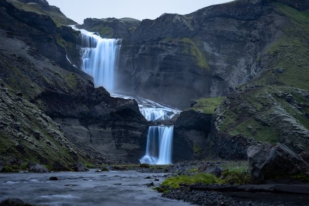 Cascada en islandia central