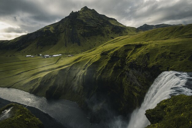 Foto cascada de islandia