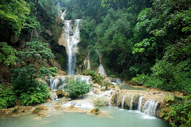 Cascada de Kuang Si, Luang Prabang, Laos