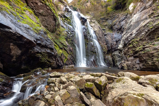 La cascada más alta de Galicia en el río Toxa Silleda