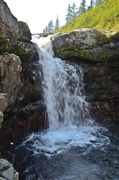 Cascada en la meseta de Putorana