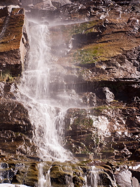 Cascada en Ouray, Colorado.