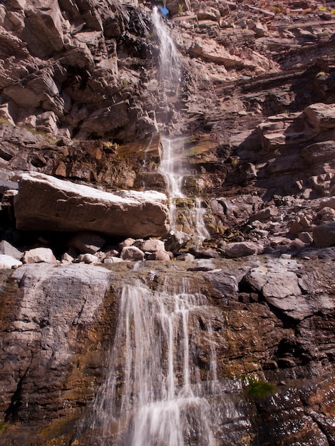 Cascada en Ouray, Colorado.