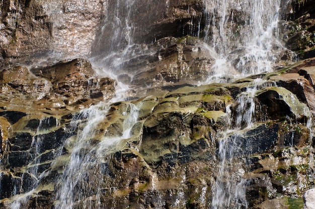 Cascada en Ouray, Colorado.