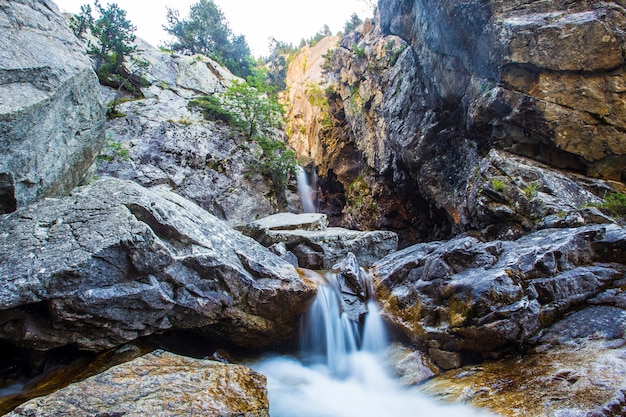 Cascada en Panticosa en los Pirineos aragoneses