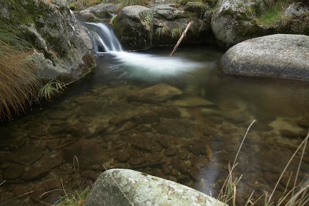 Cascada en el Parque Nacional de Guadarrama